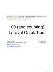 100 Laravel Quick Tips