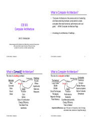 Computer Architecture