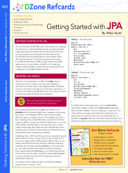 Getting Started with JPA