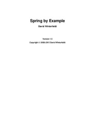 Spring MVC by example