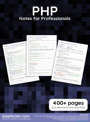 PHP Notes for Professionals