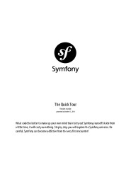 Symfony quick guide in PDF