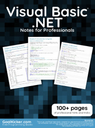 Visual Basic .NET Notes for Professionals