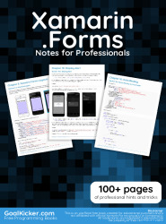 Xamarin.Forms Notes for Professionals