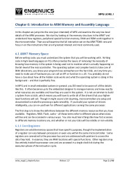 Introduction to ARM Memory and Assembly Language