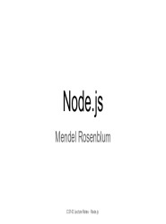 Node.js tutorial pdf