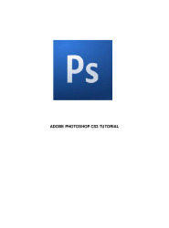 Adobe photoshop Tutorial