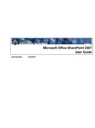 Microsoft Office SharePoint 2007 User Guide