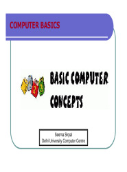 Computer basics PDF tutorial