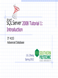 Introduction to SQL Server 2008