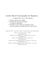 Tutorial Cryptography for Beginners