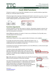 Excel 2016 Functions Tutorial