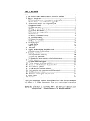 UML analysis and design