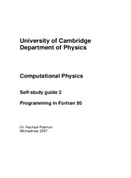 Programming in Fortran 95