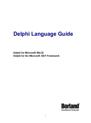 Delphi Language Manual Guide