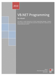 VB.NET programming