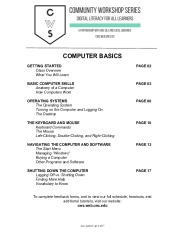 Computer Lessons for beginners in PDF