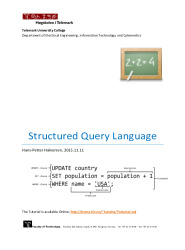 Structured Query Language