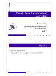 Basic Encryption and Decryption