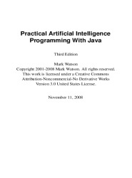 Practical Artificial Intelligence Programming in Java