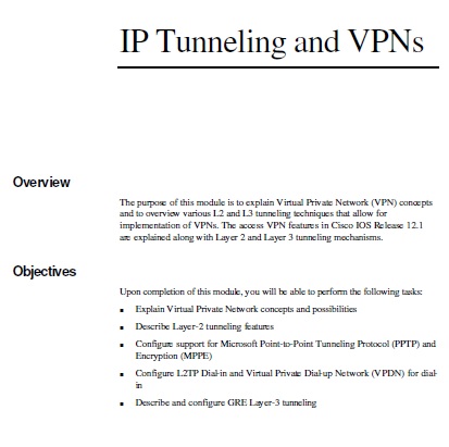 IP Tunneling and VPNs Tutorial
