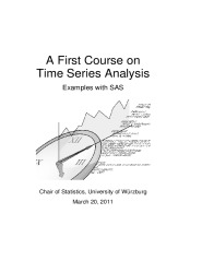 A First Course on Time Series Analysis with SAS