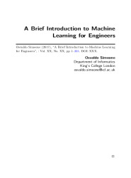 A Brief Introduction to Machine Learning for Engineers