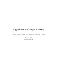 Algorithmic Graph Theory