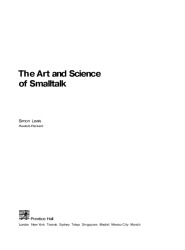 Art and Science of Smalltalk