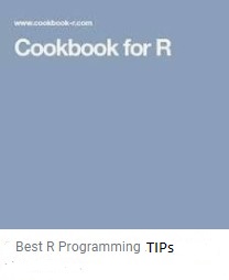 Cookbook for R: Best R Programming TIPs