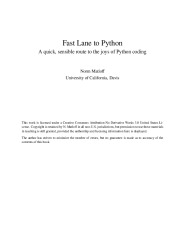 Fast Lane to Python