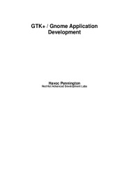 GTK+/Gnome Application Development