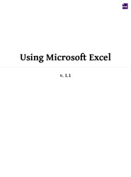 How to Use Microsoft® Excel®