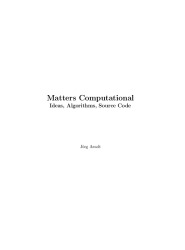 Matters Computational: Ideas, Algorithms, Source code