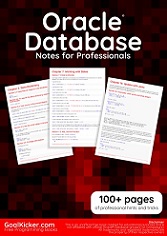 Oracle Database Notes for Professionals