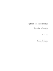 Python for Informatics: Exploring Information