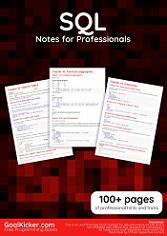 SQL Notes for Professionals