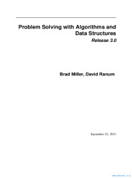 Problem Solving with Algorithms and Data Structures