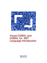 Introduction to Visual Cobol and Cobol for .NET